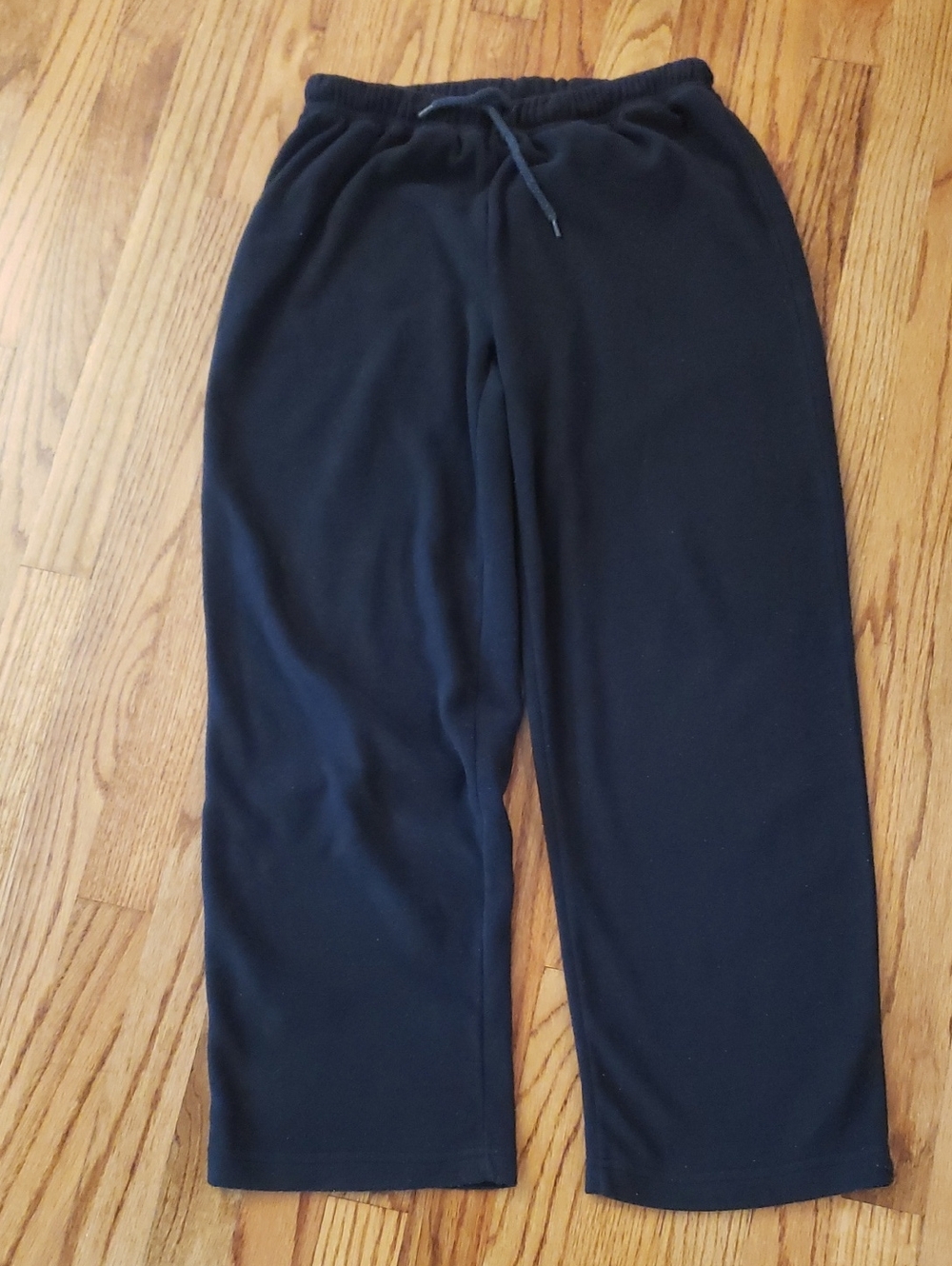 Black Fleece Sweatpants/Lounge Pants by Fitness Gear Size: L